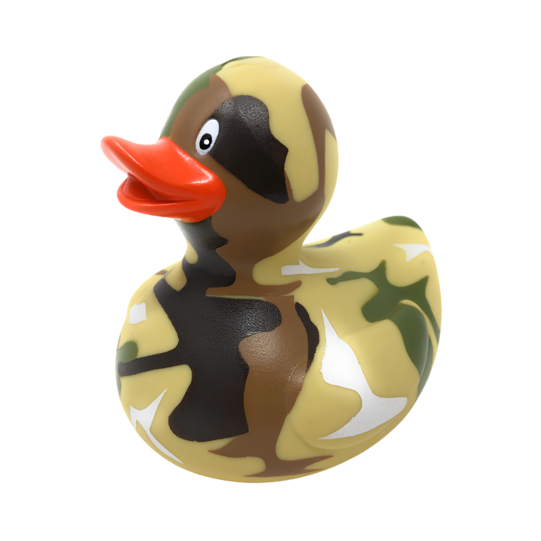 Camouflauge Rubber Duck