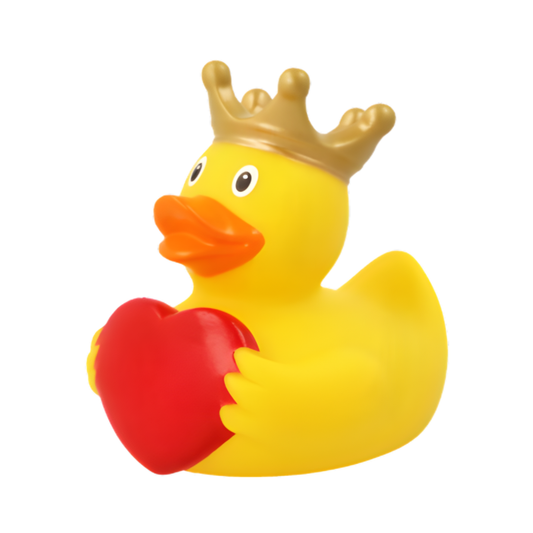 Crown/Heart Rubber Duck