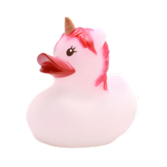 Unicorn, Pink Beak Rubber Duck