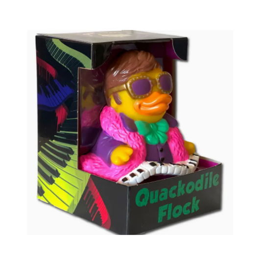 Quackodile Flock Rubber Duck