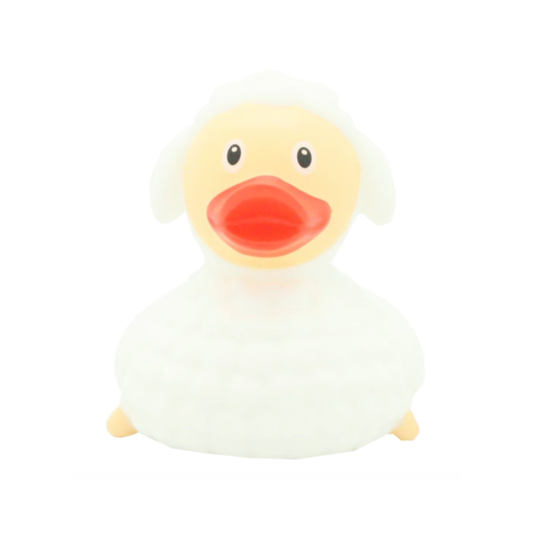 Sheep Rubber Duck - white