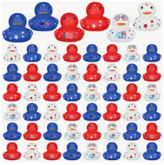 July 4th Rubber Ducks