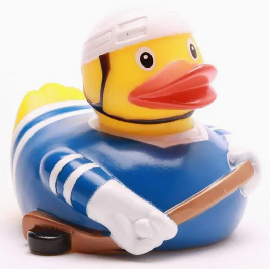 Hockey - Blue Rubber Duck