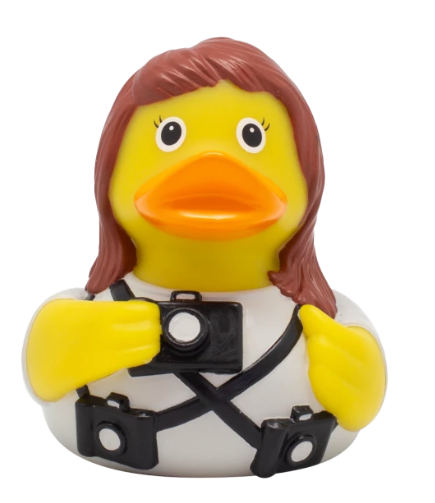 Female Photographer Rubber Duck