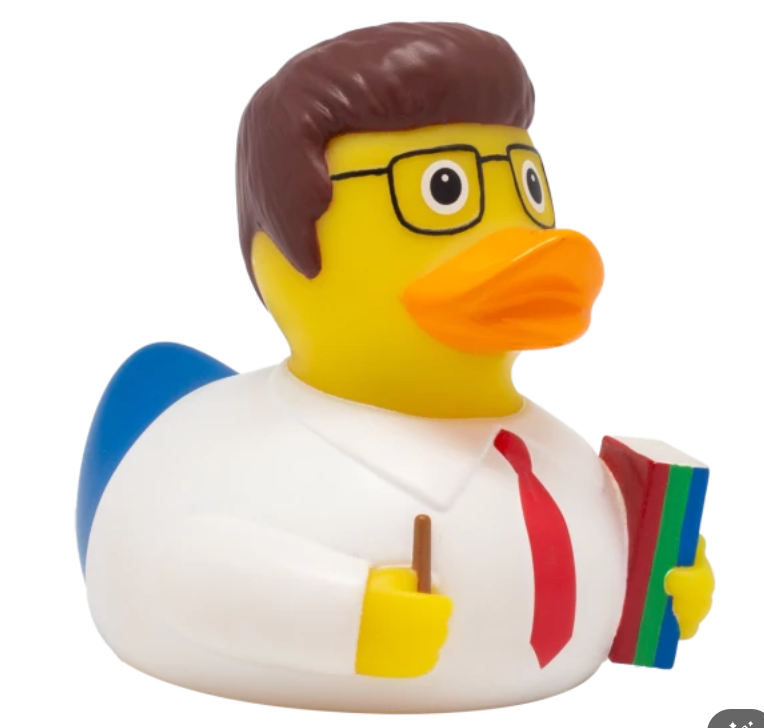 Mr. Teacher Rubber Duck