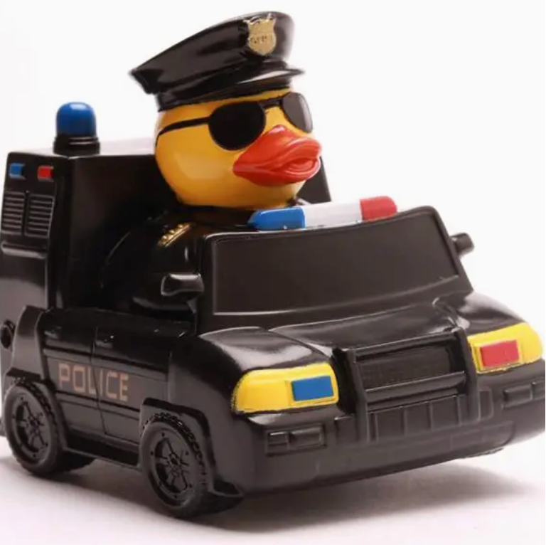 Police Car Rubber Duck