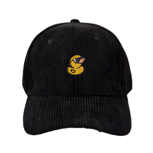 Corduroy Baseball Cap - Black